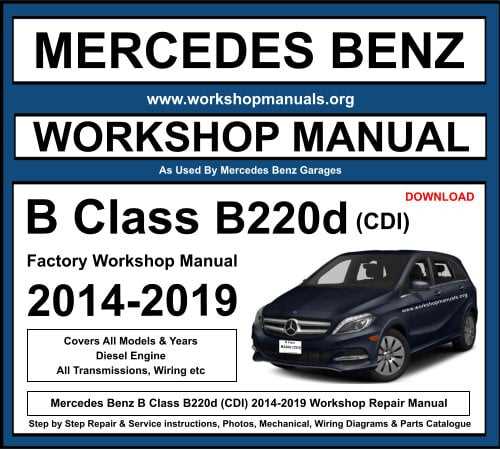 mercedes repair service manual