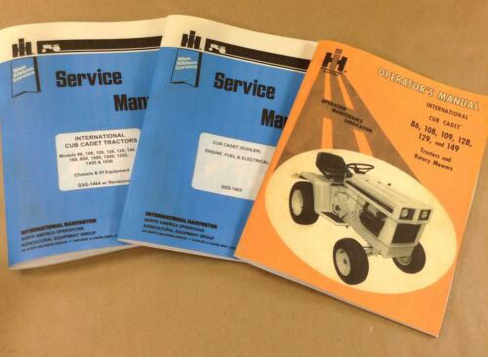 cub cadet mower repair manual