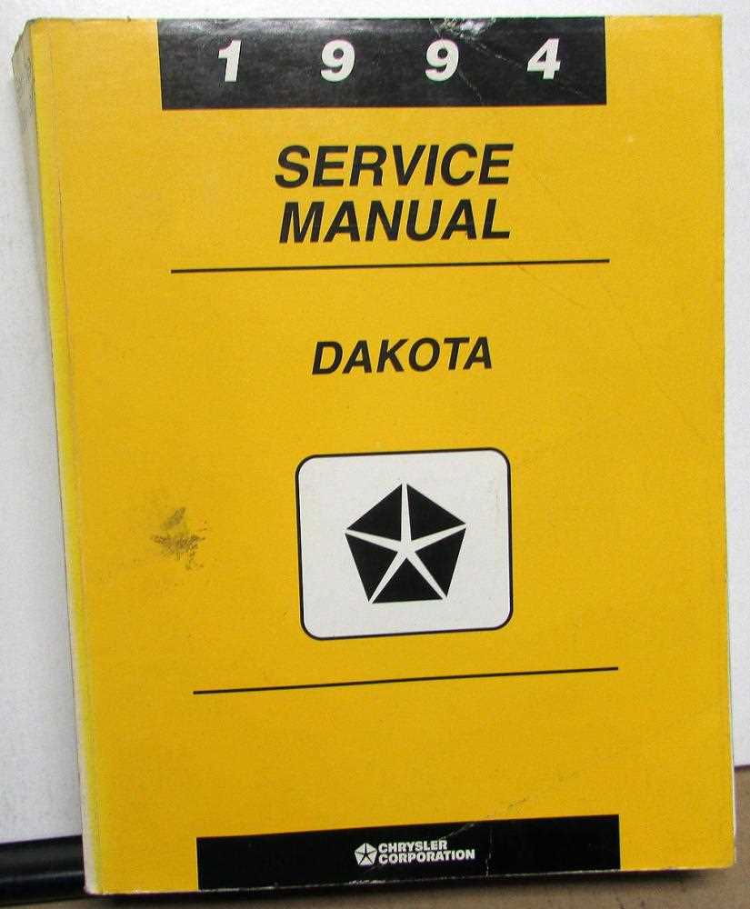 dodge dakota repair manual