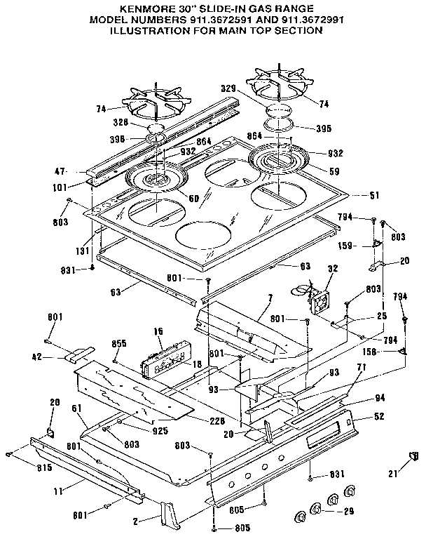 kenmore stove repair manual