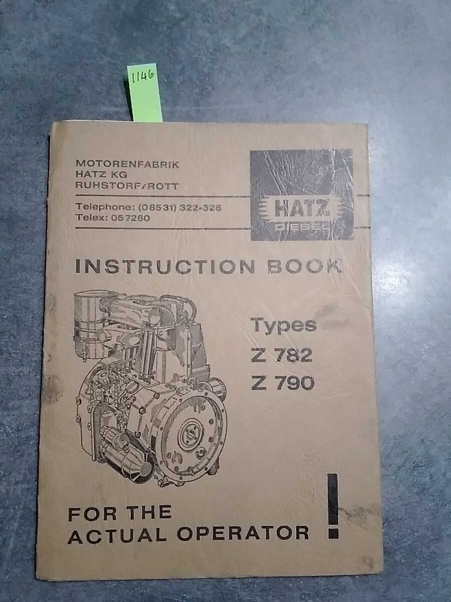 hatz diesel repair manual