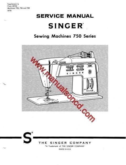 sewing machine repair manuals