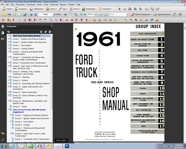 1965 ford f100 repair manual