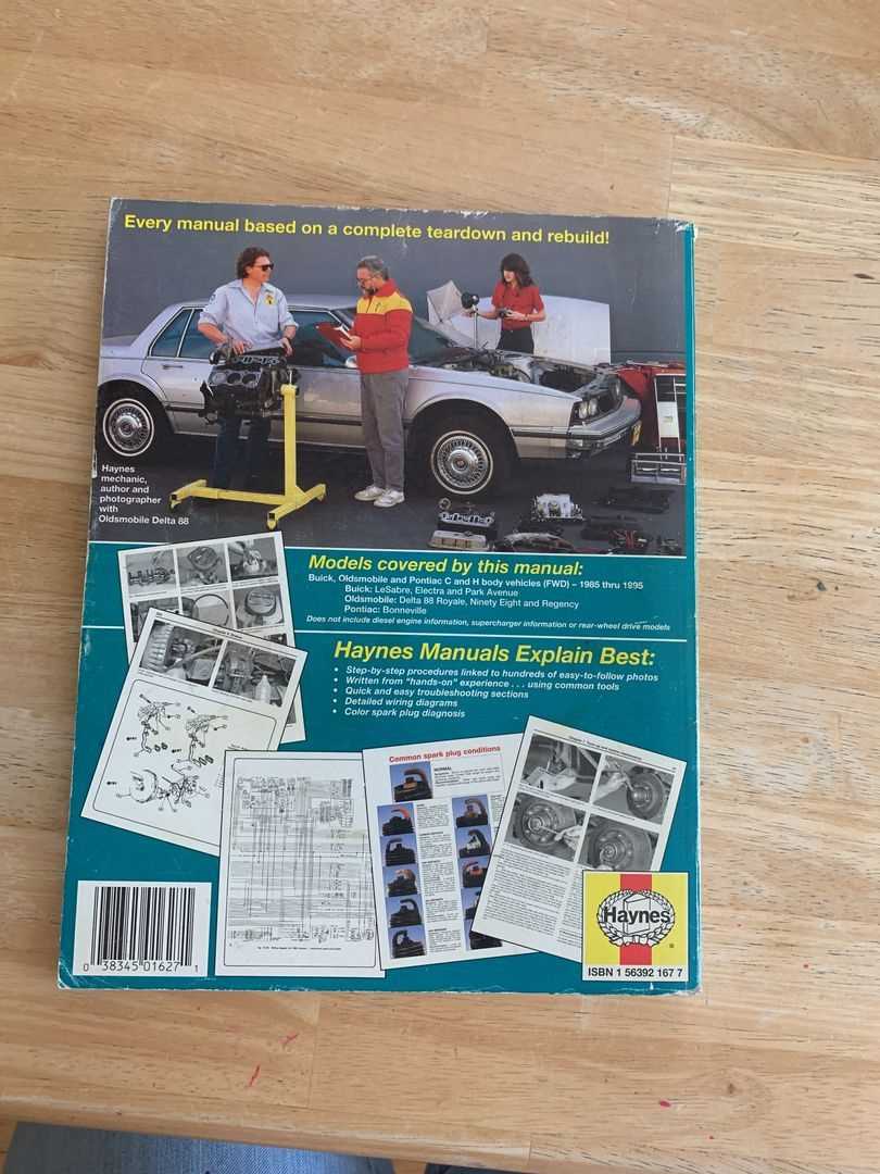 1995 buick park avenue repair manual