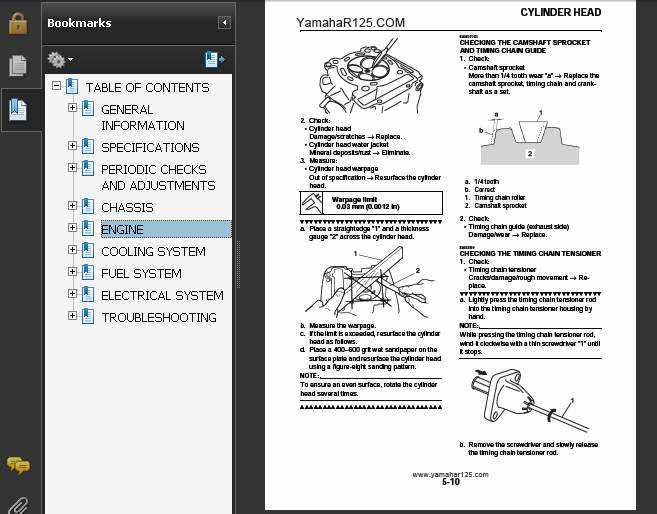 free yamaha repair manuals