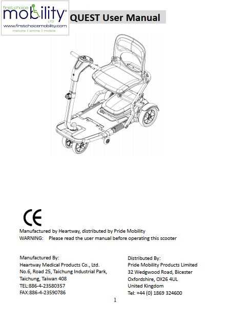 pride mobility scooter repair manual