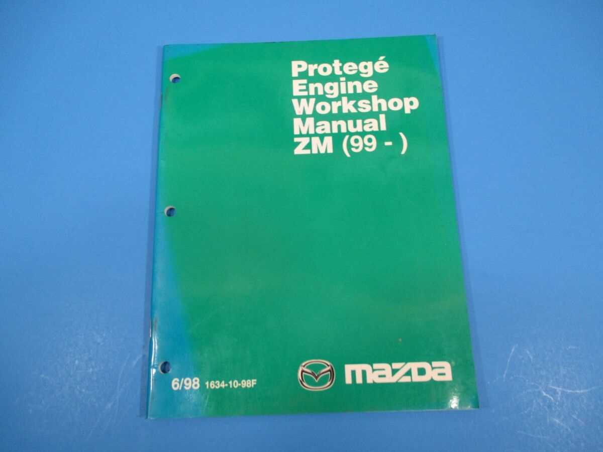 mazdaspeed protege repair manual