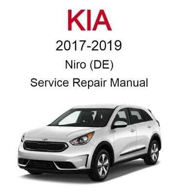 kia niro repair manual