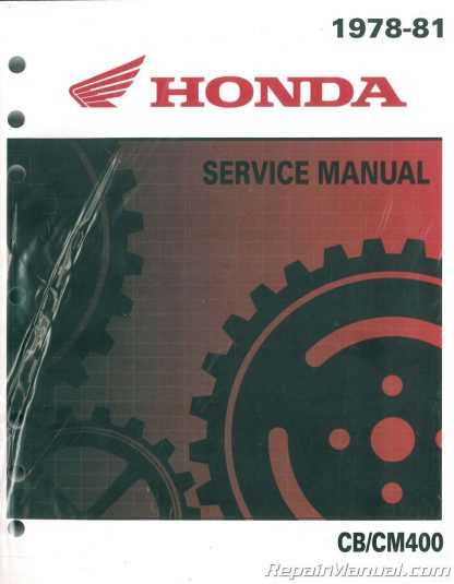 1979 honda cm400t repair manual