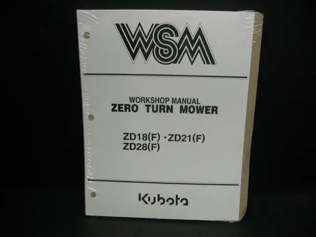 kubota zd21 repair manual