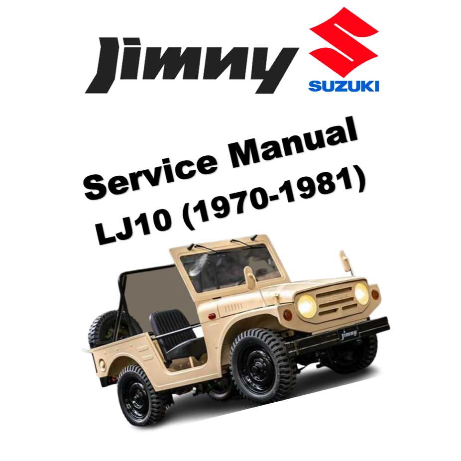 suzuki jimny repair manual