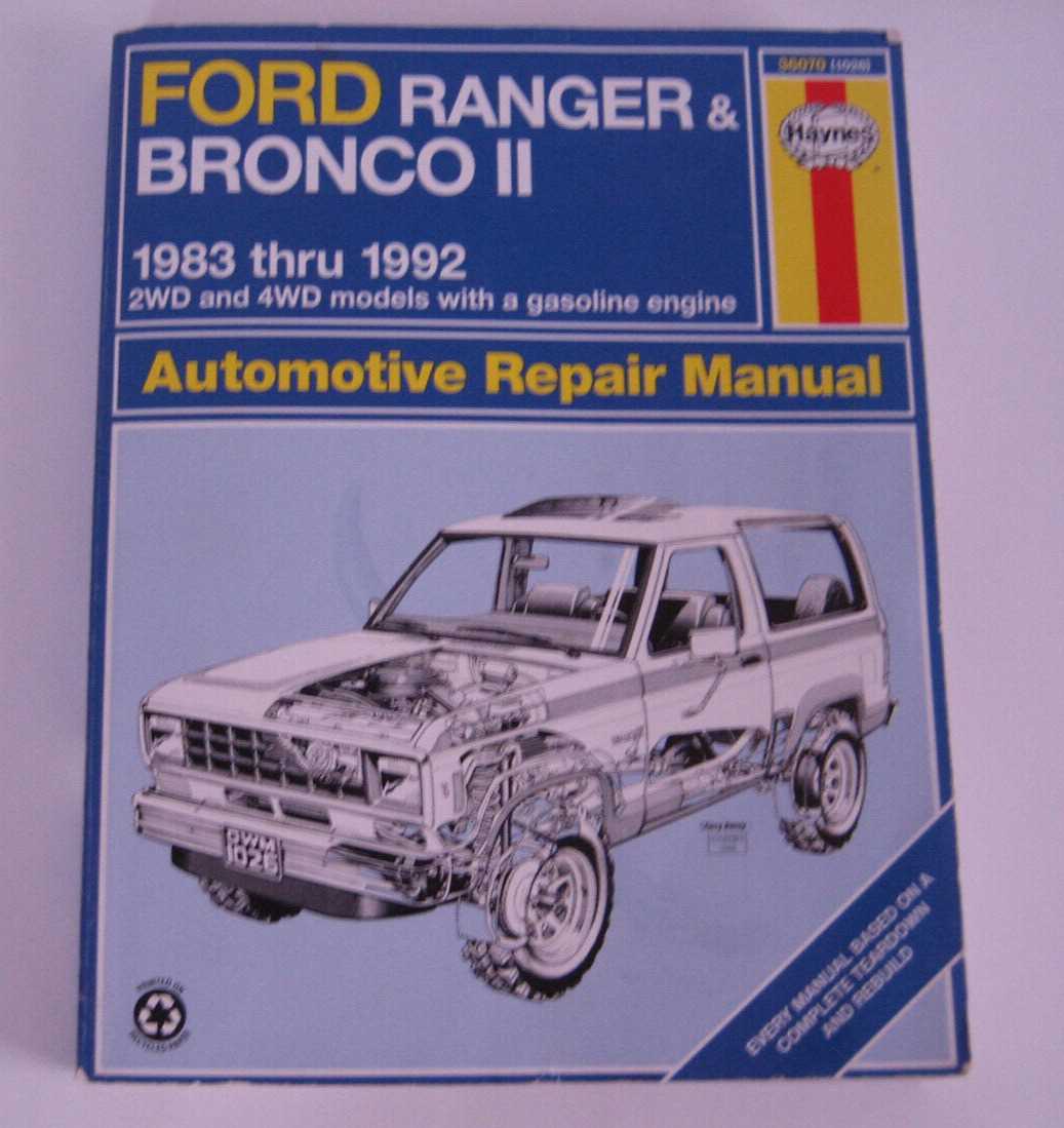 92 ford ranger repair manual