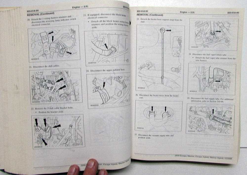 2009 ford escape repair manual