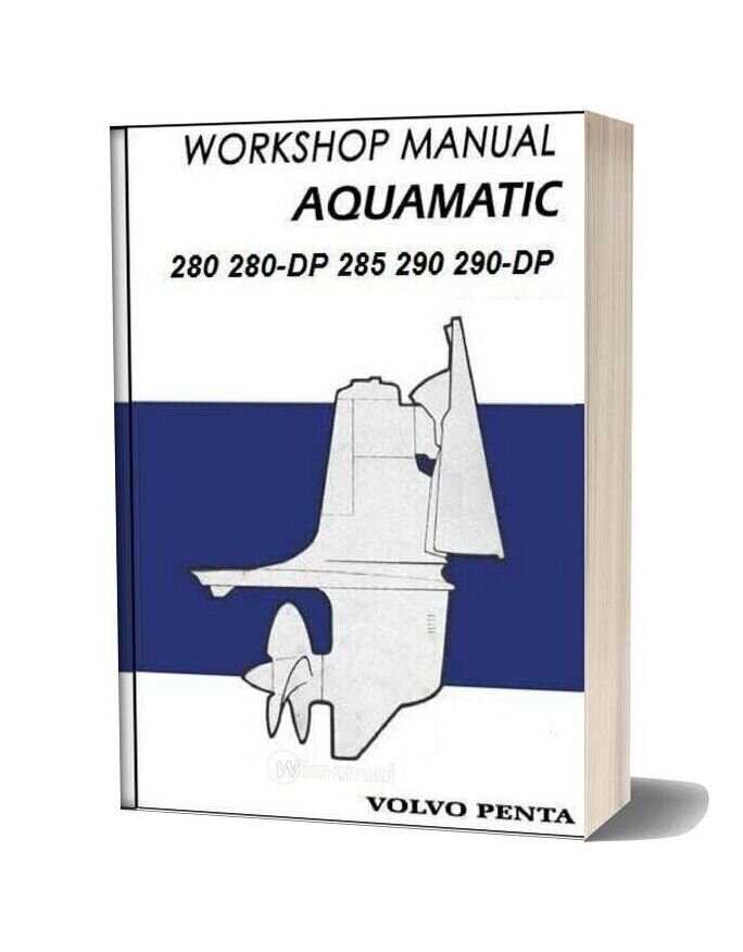 volvo penta sterndrive repair manual