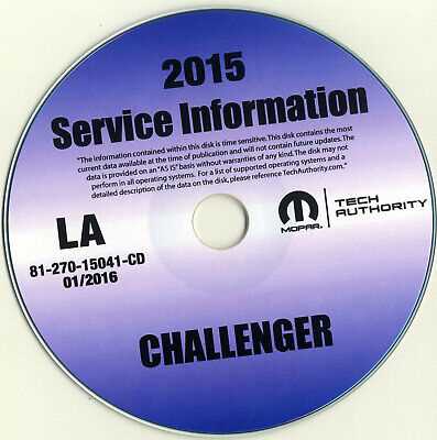 2015 dodge challenger repair manual