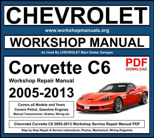 c4 corvette repair manual