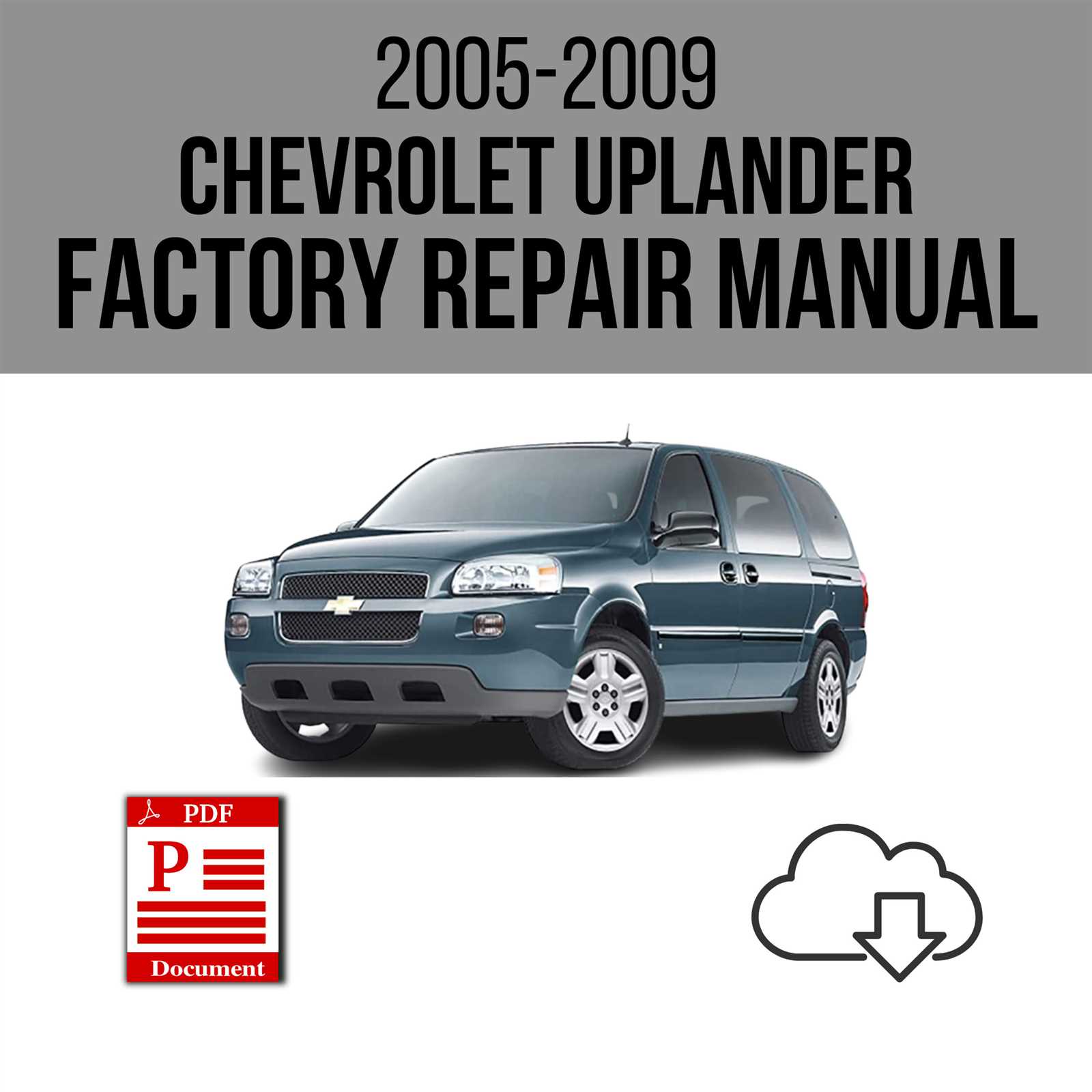 2008 chevrolet uplander repair manual