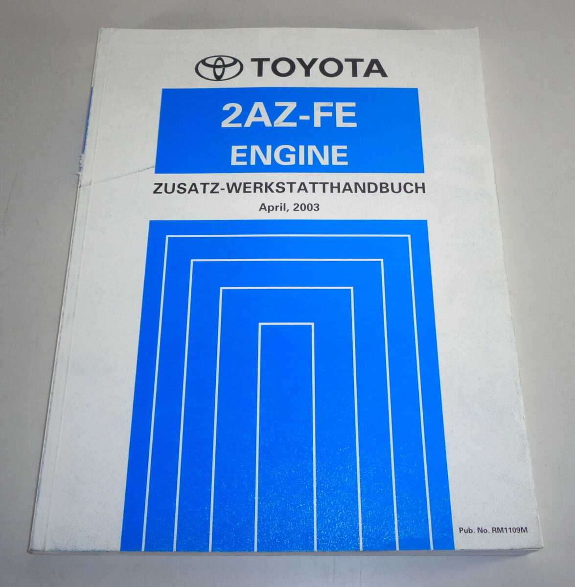 toyota 2az fe engine repair manual