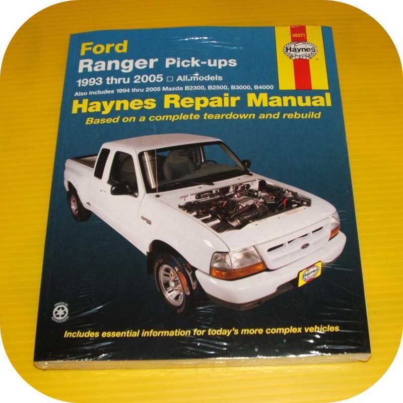 mazda b3000 repair manual