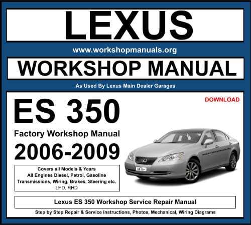 rx 350 repair manual