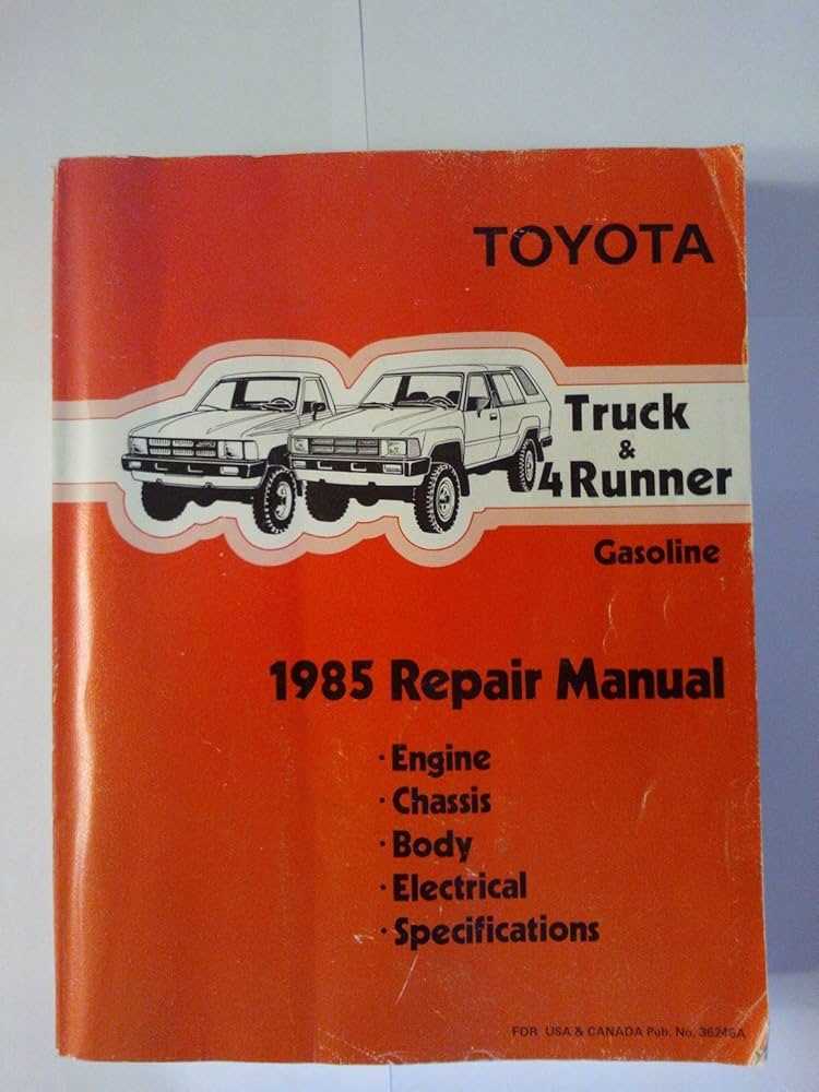 toyota repair manual book