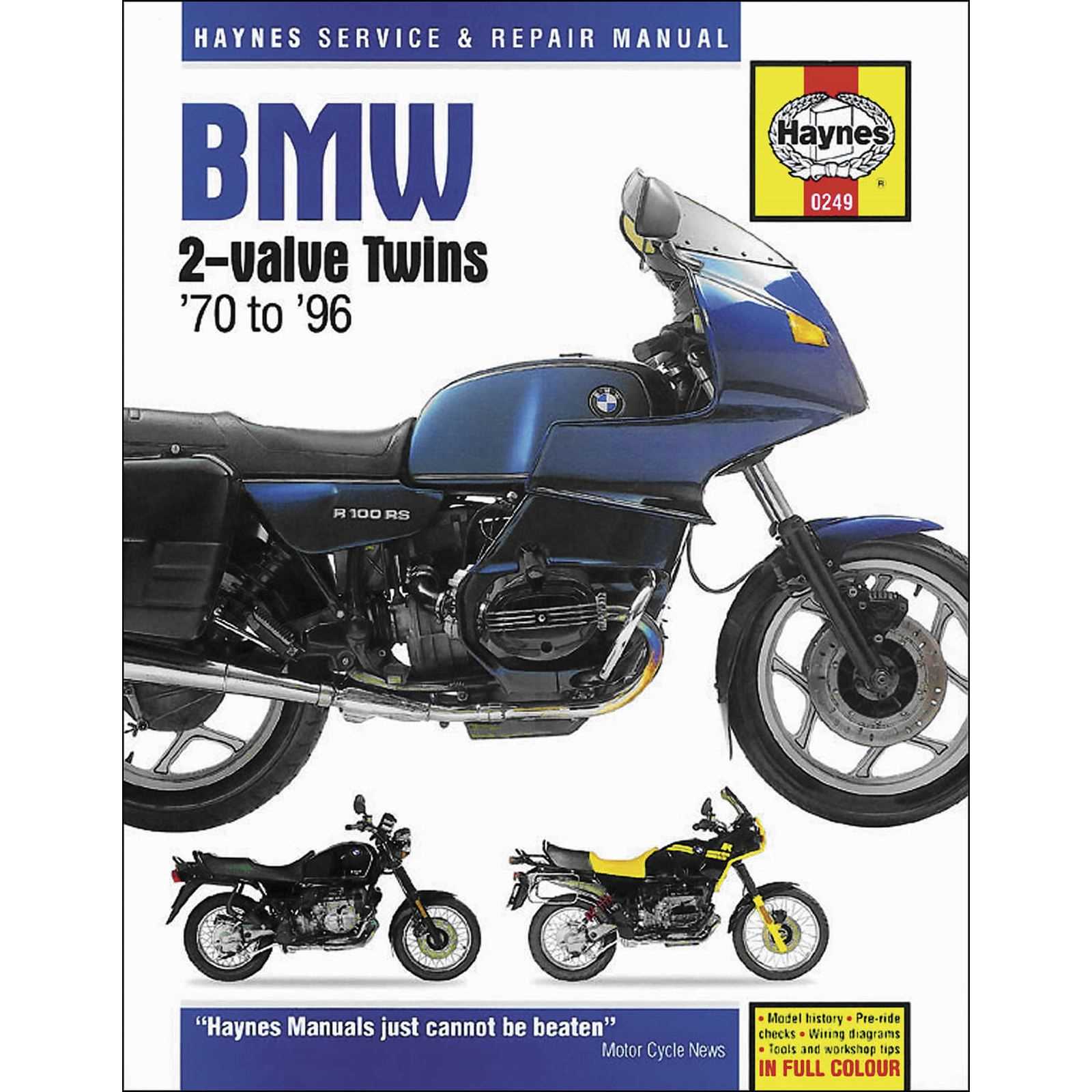 bmw motorrad repair manuals