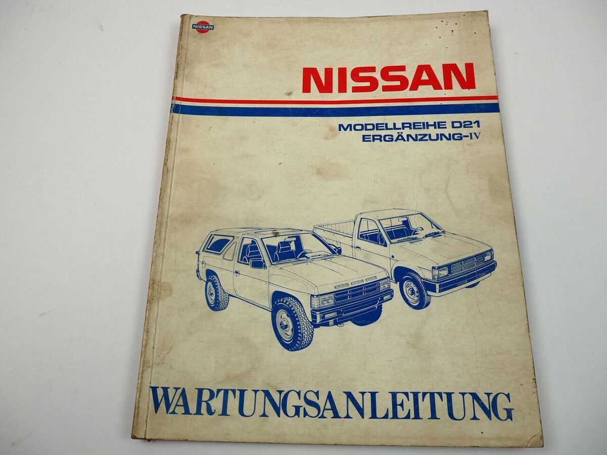 1993 nissan d21 repair manual