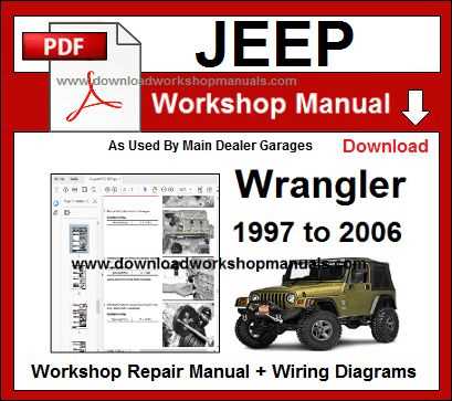 98 jeep wrangler repair manual