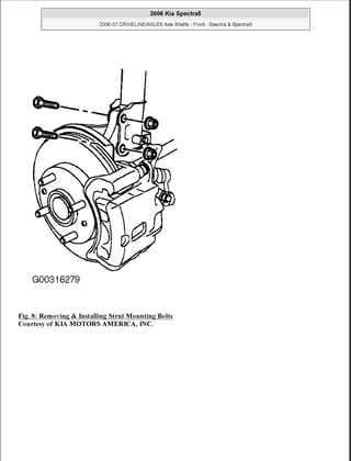 kia spectra repair manual