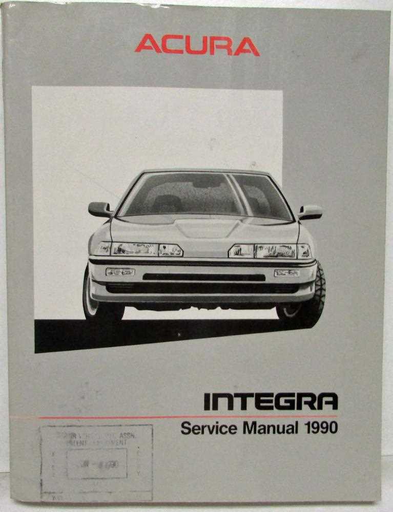 acura integra repair manual