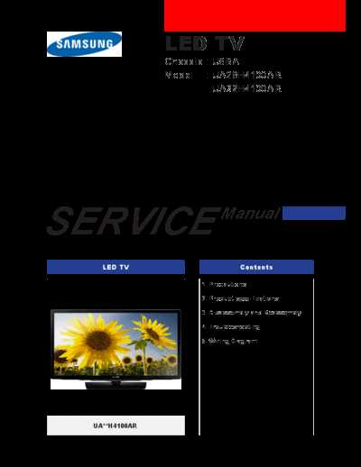 led tv repair manual