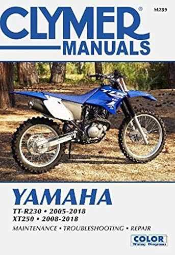 yamaha dirt bike repair manual