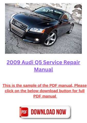 audi q5 repair manual