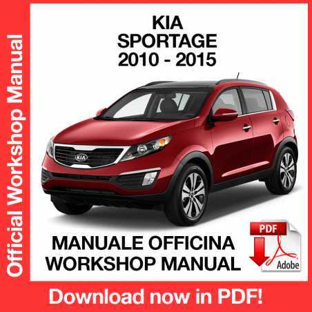 kia sportage repair manual