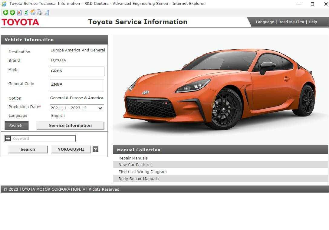 toyota 86 repair manual