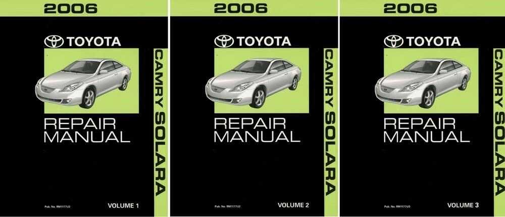 toyota camry factory repair manual