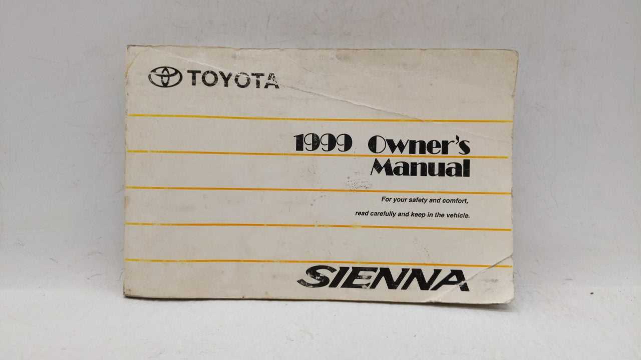 1999 sienna repair manual