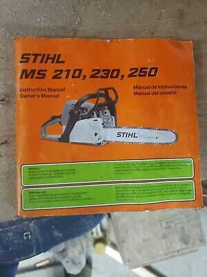 stihl ms230 repair manual