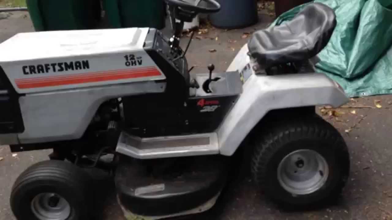 sears craftsman lawn tractor repair manual