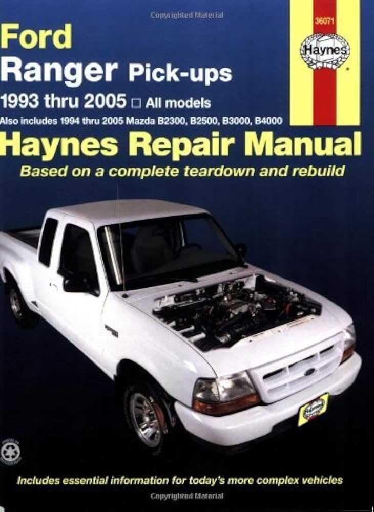 chilton ford ranger repair manual