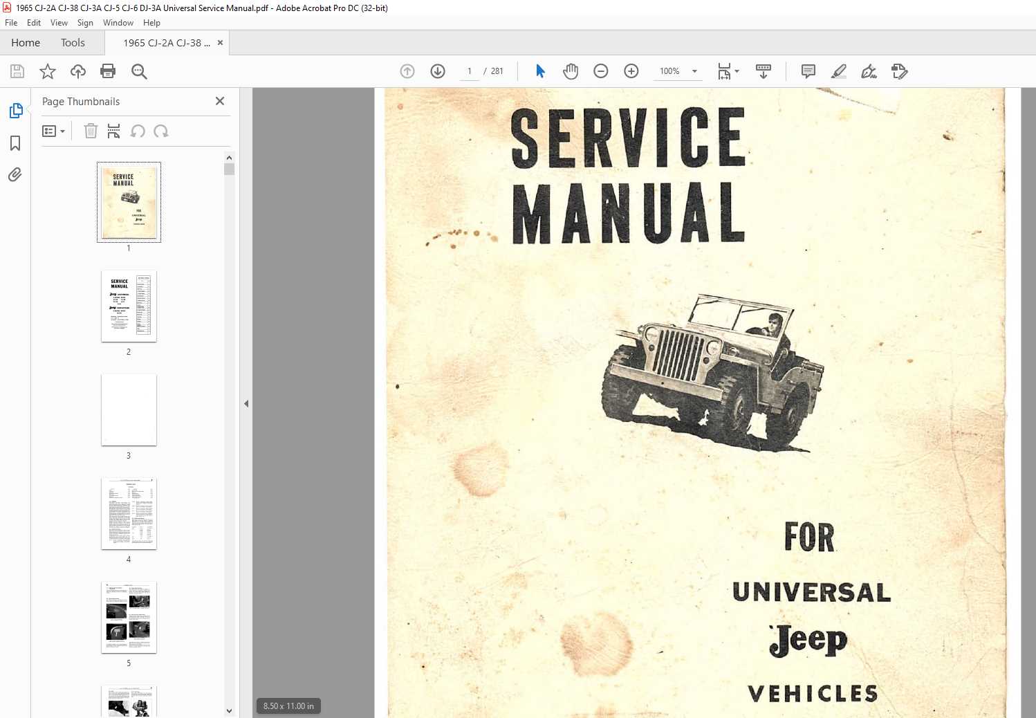 jeep cj repair manual