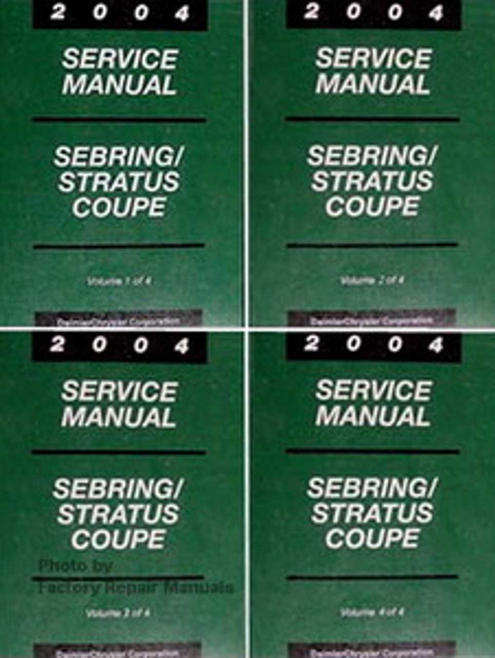 2004 dodge stratus repair manual