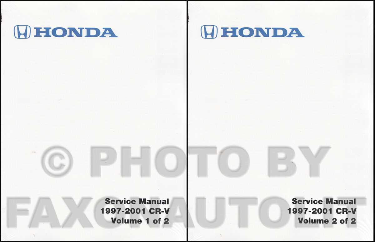 1997 honda crv repair manual