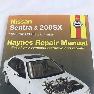 2006 nissan sentra repair manual