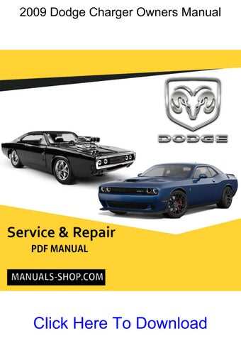 2009 dodge charger repair manual