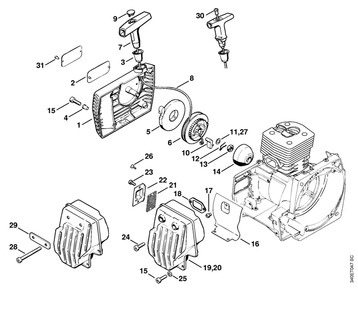 stihl fs 85 repair manual