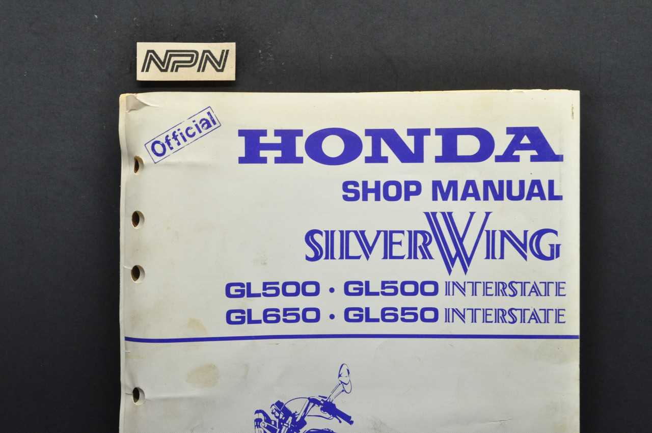 1982 honda silverwing gl500 repair manual