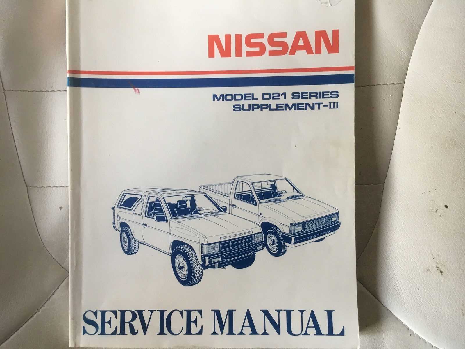 nissan d21 repair manual