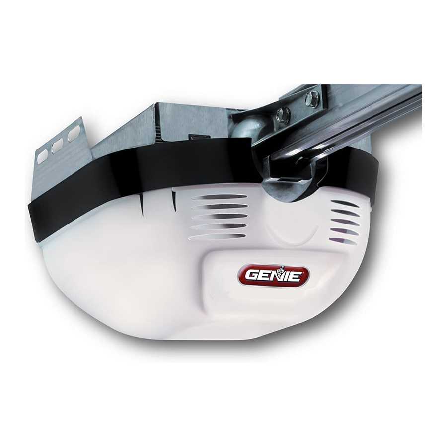 genie garage door opener repair manual