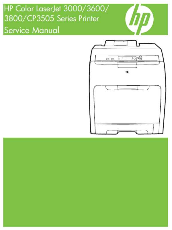 hp printer repair manuals